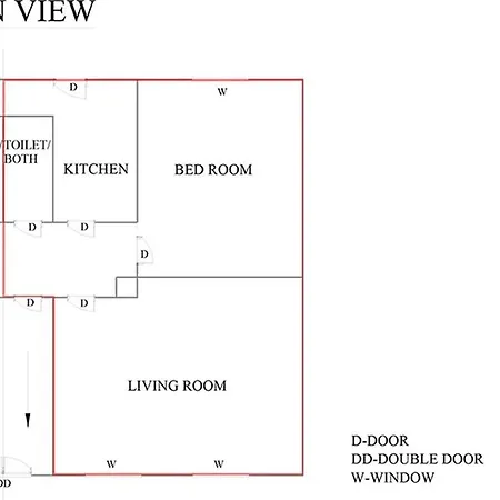Apartment 1 Bed Sleeps 2 With Parking Wifi Tv
